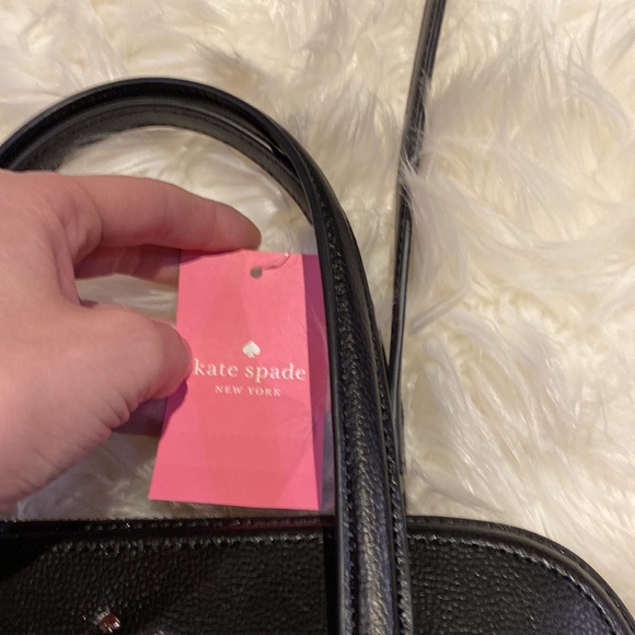 Kate Spade Medium Dome Patterson Drive Black Crossbody Satchel Purse Bag NWT - Picture 6 of 10